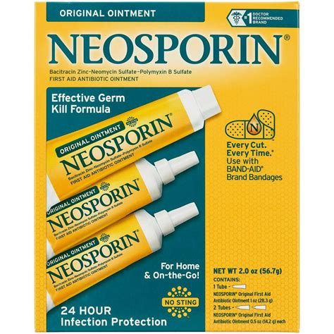 Neosporin Original Ointment For Home Or On The Go 1oz 1 Pk 05