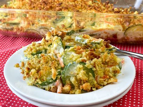 Zucchini Casserole With Stuffing Mix Plowing Through Life