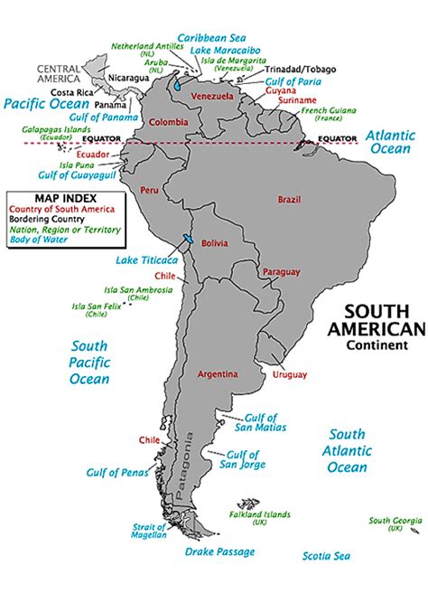 Labeled Outline Map Rivers Of South America South America Map Images