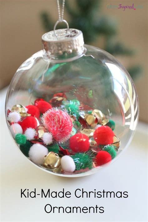 Fill The Ball Kid Made Christmas Ornaments Christmas Crafts For Kids
