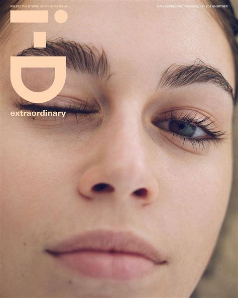 Kaia Gerber Covers I D Magazine Spring 2020 By Willy Vanderperre Fashionotography