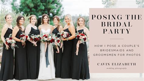 How I Pose Bridal Parties Alongside The Bride And Groom Youtube
