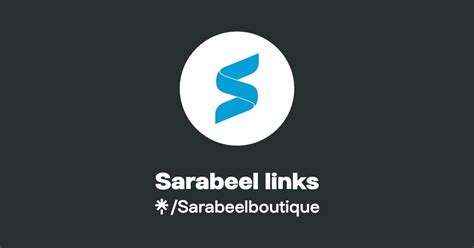 Sarabeel Links Instagram TikTok Linktree
