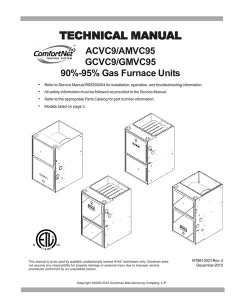 Goodman Furnace Manual