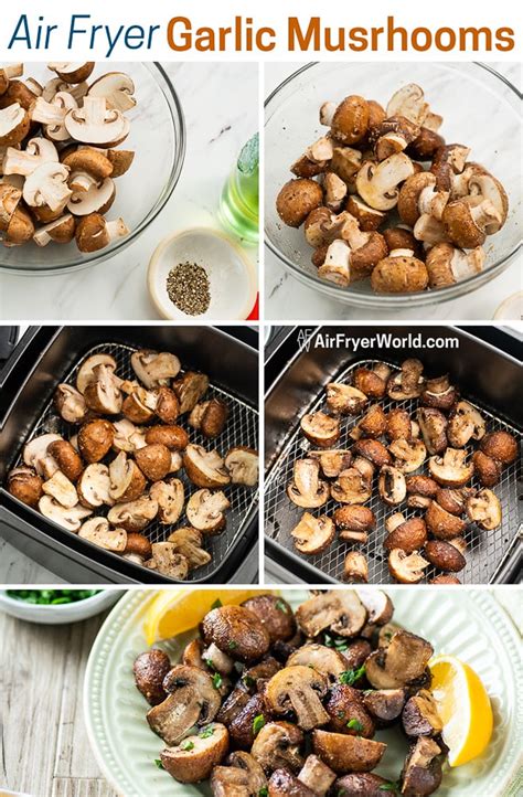 Air Fryer Mushrooms Recipe in the Air Fryer BEST EASY | Air Fryer World