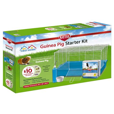 Kaytee My First Home Guinea Pig Starter Kit 30 L X 18 W X 165 H