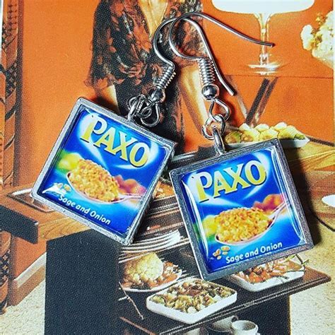 And on our website by clicking here Unique PAXO EARRINGS christmas DINNER retro STUFFING MIX ...