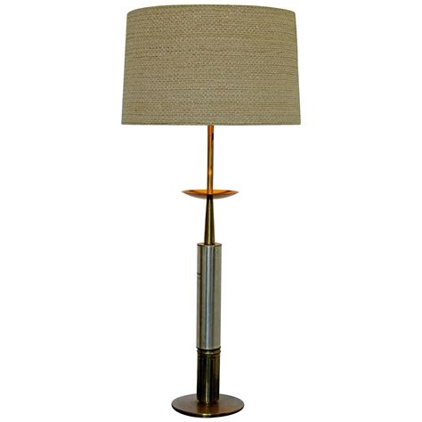 mid century modern solid brass floor lamp in style of tommy parzinger for sale at 1stdibs