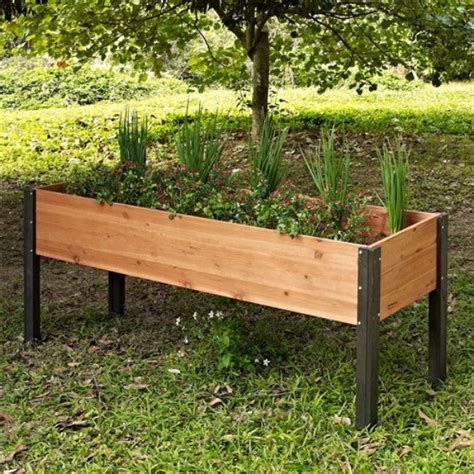 Elevated Outdoor Raised Garden Bed Planter Box 70 X 24 X 29 In High