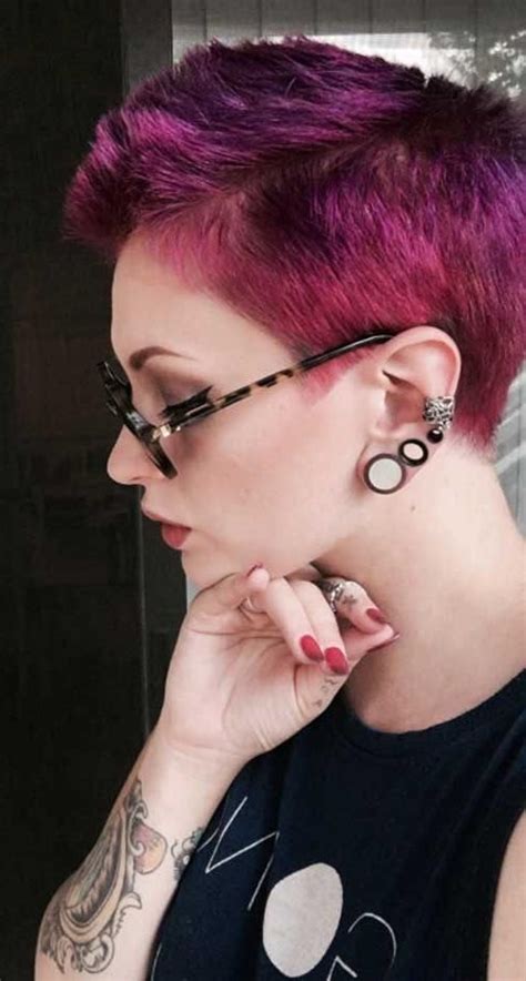 20 Inspirations Of Pink Short Pixie Haircuts