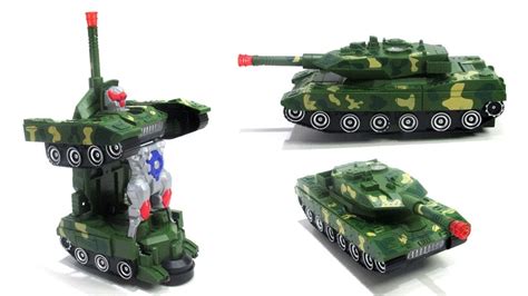 Robot Transformers Tank Deformation Combat Tank Youtube