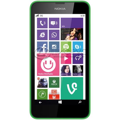 Купить Nokia Lumia 630 Green в Москве цена смартфона Нокиа Люмиа 630