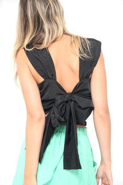 Back Bow Top Fashion Style Pretty Outfits