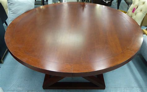 Ralph lauren dining table 6 chairs furniture consignments. RALPH LAUREN JAMAICA DINING TABLE, round top on x frame ...