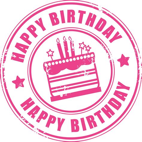 43 high quality collection of happy birthday png by clipartmag. Happy Delicious Stuff: Clip Art - Birthday Stamp