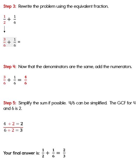 Fractions worksheets printable fractions worksheets for teachers. Adding Fractions with Unlike Denominators
