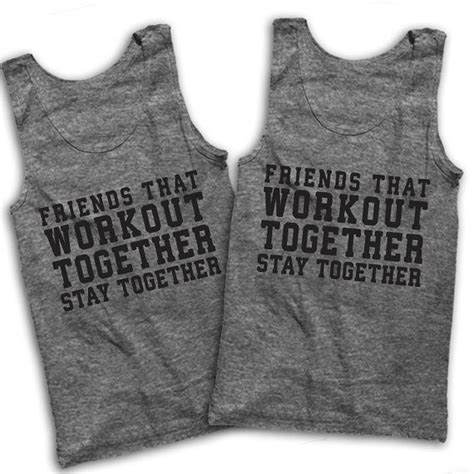 Friends That Workout Together Stay By Awesomebestfriendsts On Etsy