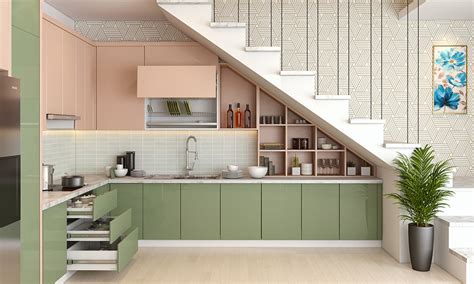 32 Best Staircase In The Kitchen Ideas Wrap Around Kitchen