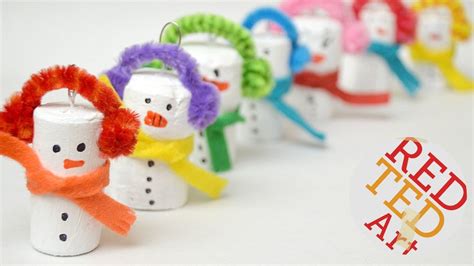 Easy Snowman Ornament Diy Diy Christmas Ornaments