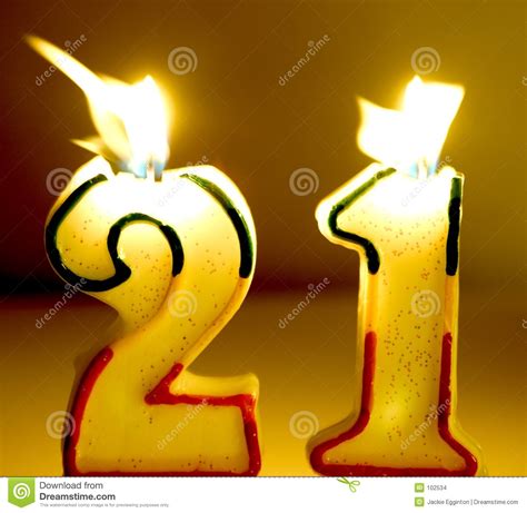 Age 21 Candles Stock Photo Image Of Party Annual Candlelight 102534