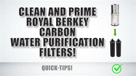 How to clean a berkey water filter element at home. How to: Prime and Unclog Royal Berkey carbon water filter ...
