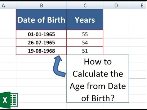 How To Calculate Age From Date Of Birth How To Calculate Images