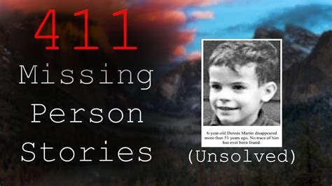 411 Missing Person Cases 7 Unsolved Stories Youtube