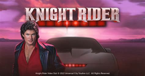Netent Launches Brand New Knight Rider Video Slot Netent Better Gaming