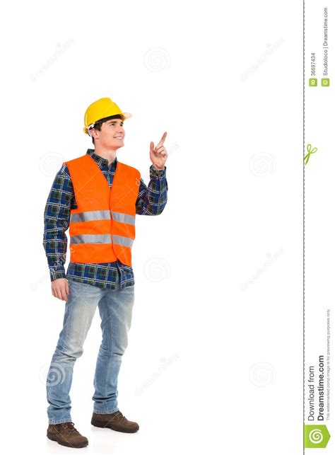 Look Up There Stock Photo Image Of Directing Copy 36697434