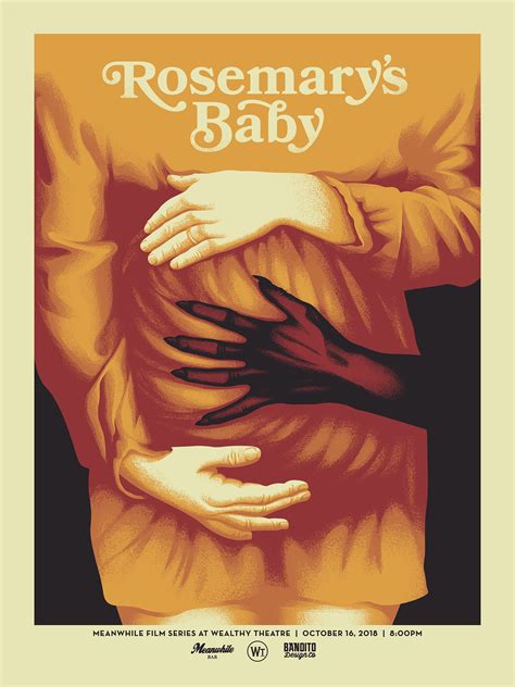 Rosemarys Baby Screen Printed Poster Etsy