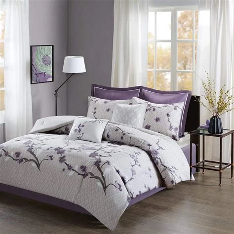 Purple Full Size Bed Sets 14 Off Intelligent Design Mila Comforter