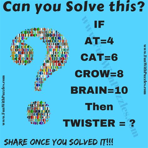 Math Puzzle For College Students With Answers Brain