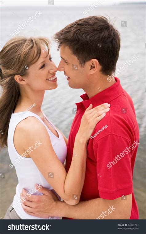 Photo Happy Couple Touching Each Other Stock Photo 34063723 Shutterstock