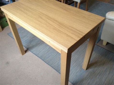 Everyone gets a seat when they need it. REDUCED! IKEA BJURSTA extendable table, oak veneer. Small ...