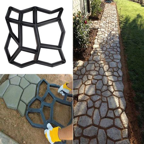 Décor Home And Garden Garden Paving Mould Diy Outdoor Concrete Cement
