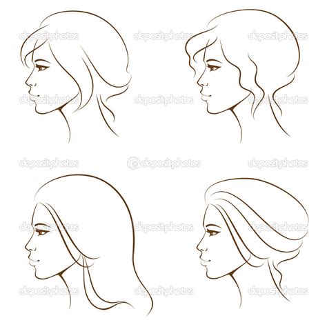 Woman Side Profile Drawing At Getdrawings Free Download