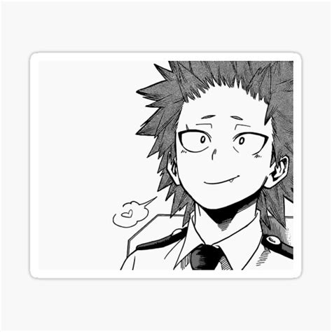 Kirishima Smiling Tumblr Manga My Hero Academia Bhna Sticker By Kaee