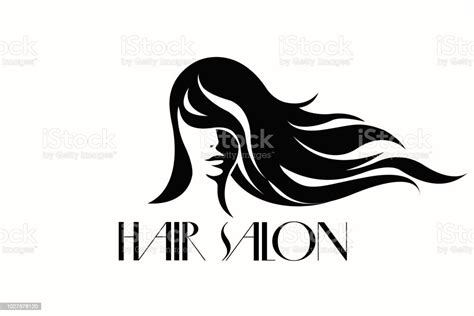 beauty and hair salon vector logo stock illustration download image now logo hair salon