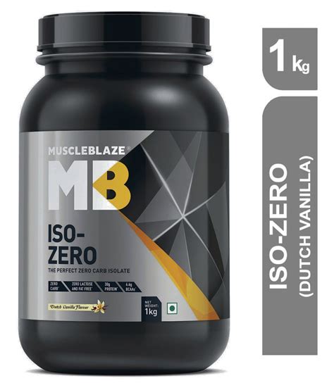 Muscleblaze Iso-zero Zero-carb 100% Whey Protein Isolate (Dutch Vanilla