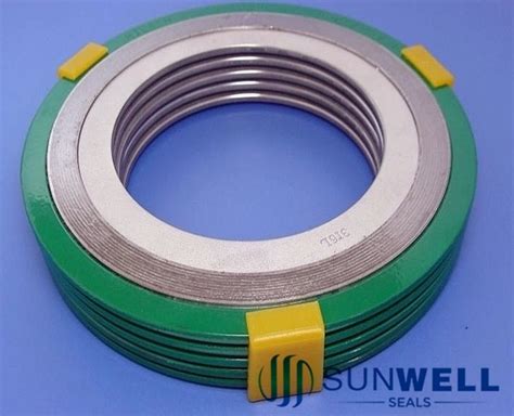 Metal Spiral Wound Gasket Is Filled With Metal Tape Wound With Non