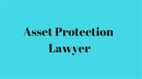 Asset Protection Lawyer Youtube