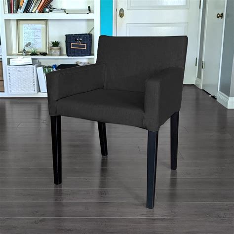 From furniture to home decor, we have everything you need to create a stylish space for your family and friends. Black Linen IKEA NILS Chair Cover in 2020 | Ikea, Black ...