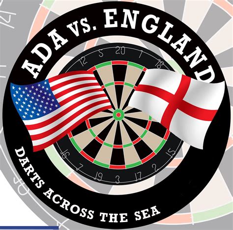 Ada Vs England Challenge Emblem Only Ada The American Darters