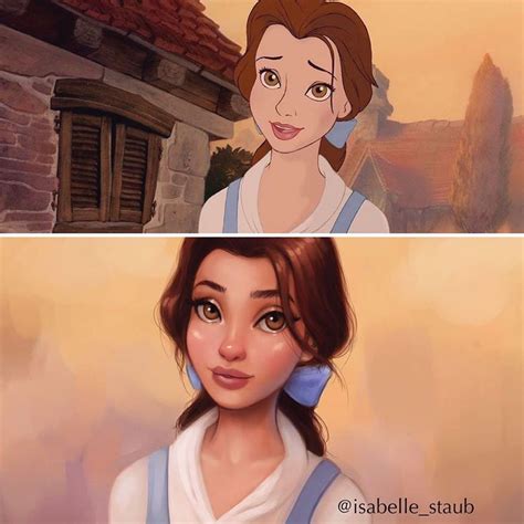 Ilustraciones De Princesas De Disney Que Lucen Realistas Princesas