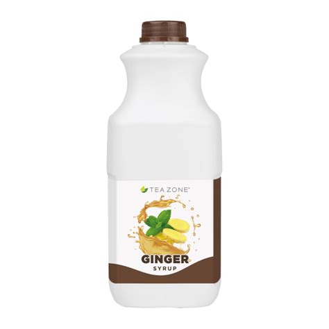 Tea Zone Ginger Syrup Bottle 64oz