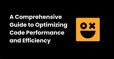 Code Efficiency And Performance Checklist Checklistgg