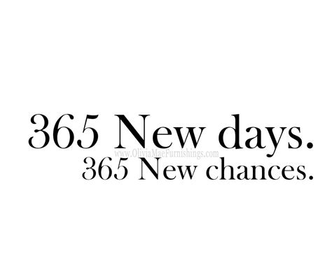 365 New Days 365 New Chances Instant Download Print Quote Prints