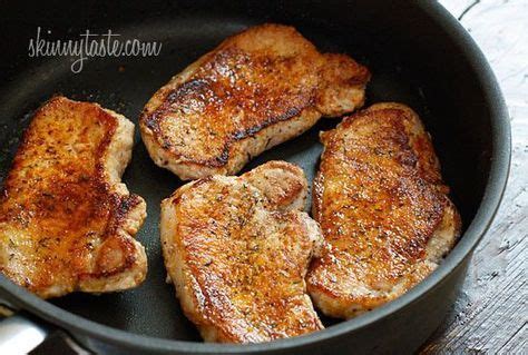 Grill chops until nicely browned on each side and the meat is slightly pink in the center, about 8 minutes per side. Pork Chops and Applesauce | Recipe | Pork chops and applesauce, Pork recipes, Pork chop recipes