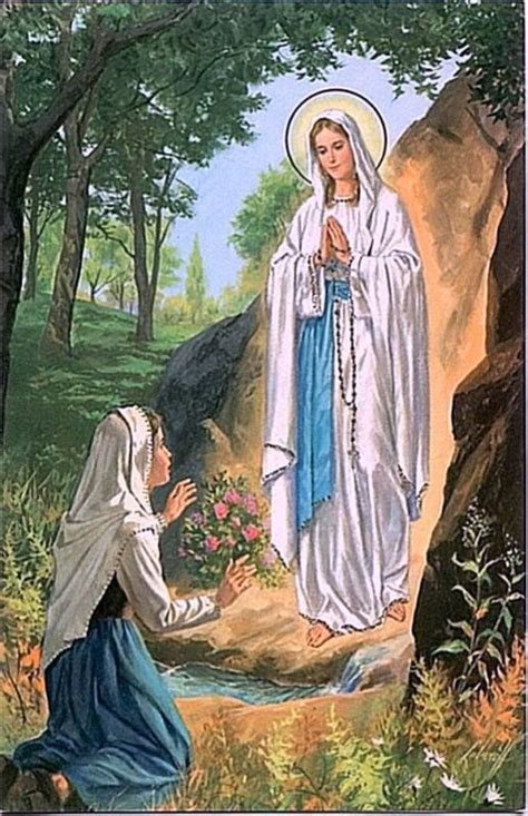 Bernadette Lourdes Our Lady Of Lourdes Lady Of Lourdes Blessed