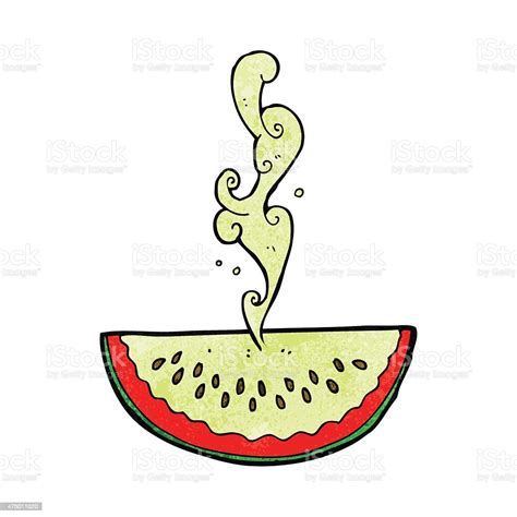 Cartoon Squirting Watermelon Stock Illustration Download Image Now
